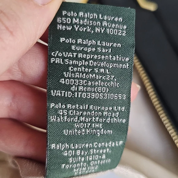 Ralph Lauren Modern Chic Crossbody Handbag Purse Adjustable Strap In Black - Picture 8 of 12